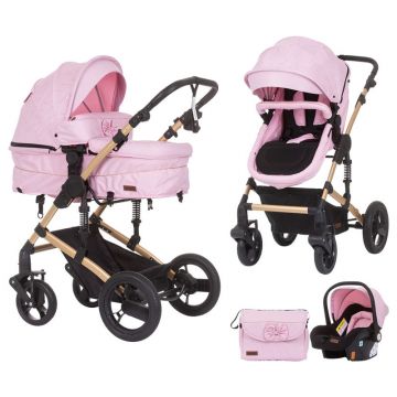 Carucior Chipolino Camea 3 in 1 rose water