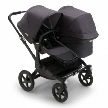 Carucior dublu Bugaboo Donkey 5 Duo Mineral Black Washed Black