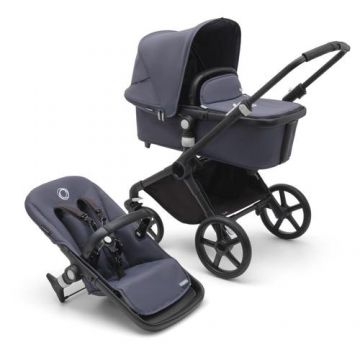 Carucior Bugaboo Fox Cub Black/Stormy Blue 2 in 1