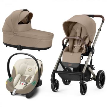 Carucior Cybex Balios S Lux 3 in 1 Taupe Almond Beige