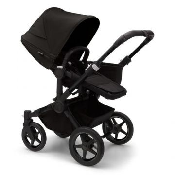 Carucior Bugaboo Donkey 5 Mono Black/Midnight Black, 0 - 4 ani