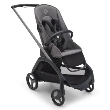 Carucior Bugaboo personalizat Dragonfly Graphite Grey Melange