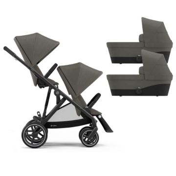 Carucior gemeni Cybex Gazelle S Black Soho Grey