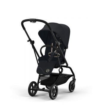 Carucior sport rotativ Cybex Gold Eezy S Twist+ 2 Magic Black cu cadru negru