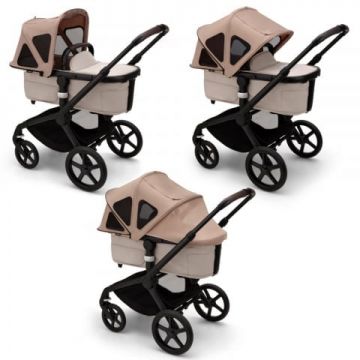 Capotina cu extensie plasa insecte Bugaboo Fox 5 Fox Cub Lynx dune taupe