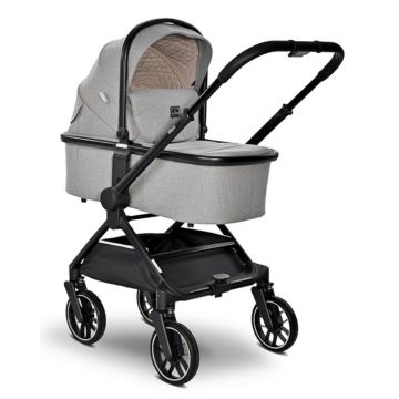 Carucior 3 in 1, Lorelli Reya, maner reversibil, pana la 22 kg, Grey