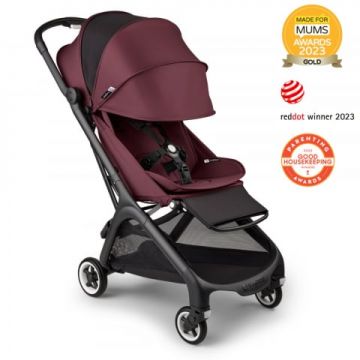 Carucior Bugaboo Butterfly black dark cherry