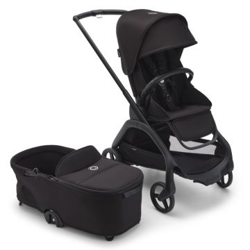 Carucior Bugaboo Dragonfly 2 in 1 Black Midnight Black