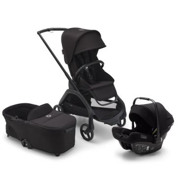 Carucior Bugaboo Dragonfly 3 in 1 Black Midnight Black