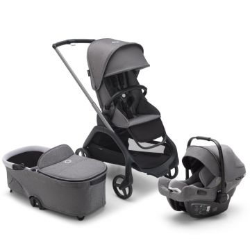 Carucior Bugaboo Dragonfly 3 in 1 Graphite Grey Melange