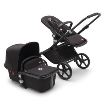 Carucior Bugaboo Fox Cub Black Midnight Black 2 in 1