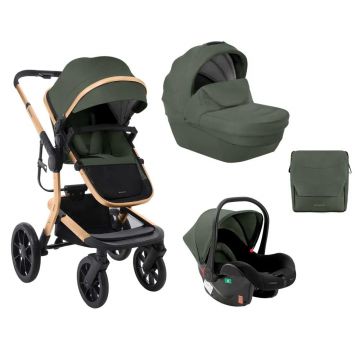 Carucior combinat 3 in 1 Kikka Boo Irene Army Green