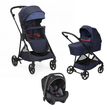 Carucior copii 3 in 1 Chicco Seety, OxfordBlue (Albastru), 0luni+