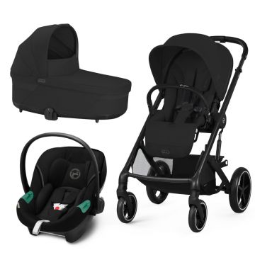 Carucior Cybex Balios S Lux 3 in 1 Black Moon Black