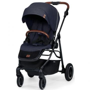 Carucior KinderKraft ALL ROAD, 0 - 15kg, pliabil (Negru/Albastru)