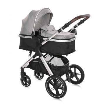 Carucior Lorelli Viola, Cos auto inclus, set adaptori, pana la 22 kg, Opaline Grey