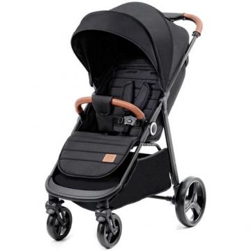 Carucior sport Kinderkraft Grande Plus, 0-22 kg, ultra compact, Negru