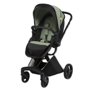 Carucior transformabil 2 in 1 Skiddou Nasjo, Wild climber, Verde