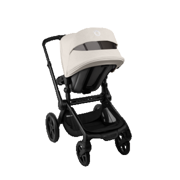 Carucior 2 in 1 Bugaboo Fox 5 Renew Black Heritage Black Misty White cu maner reglabil, reversibil, suspensii, cadru din aluminiu Carucior 2 in 1 Bugaboo Fox 5 Renew Black Heritage Black Misty White cu maner reglabil, reversibil, suspensii, cadru din aluminiu