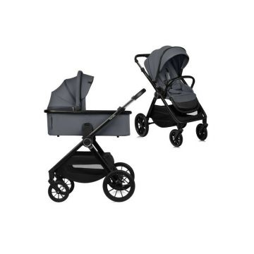 Carucior 2 in 1, Lionelo, Layla, Pana la 22 kg, Cadru aluminiu, Cu landou intarit si salteluta din spuma AirDots, Reversibil, Cu ventilatie 3D, Cu accesorii, EN1888-1, EN1888-2, EN1466, Gri Carucior 2 in 1, Lionelo, Layla, Pana la 22 kg, Cadru aluminiu, Cu landou intarit si salteluta din spuma AirDots, Reversibil, Cu ventilatie 3D, Cu accesorii, EN1888-1, EN1888-2, EN1466, Gri