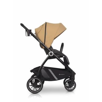 Carucior 2 in 1 pentru copii Euro-Cart Crox, compus din doua piese distincte, cadrul de aluminiu, Roti mari, Scaun reversibil, capotina si husa de picioruse, cu Geanta si accesorii incluse, pana la 22 kg, Camel Carucior 2 in 1 pentru copii Euro-Cart Crox, compus din doua piese distincte, cadrul de aluminiu, Roti mari, Scaun reversibil, capotina si husa de picioruse, cu Geanta si accesorii incluse, pana la 22 kg, Camel