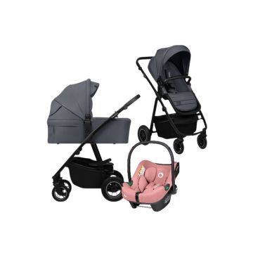 Carucior 3 in 1, Lionelo, Amber Plus, Cu scoica auto Roz testata ADAC, Reversibil, Maner ajustabil, Cu accesorii, Cu ventilatie panoramica 3D, Pana la 22 kg, EN1888-1, EN1888-2, EN1466, ECE R129, Gri Carucior 3 in 1, Lionelo, Amber Plus, Cu scoica auto Roz testata ADAC, Reversibil, Maner ajustabil, Cu accesorii, Cu ventilatie panoramica 3D, Pana la 22 kg, EN1888-1, EN1888-2, EN1466, ECE R129, Gri