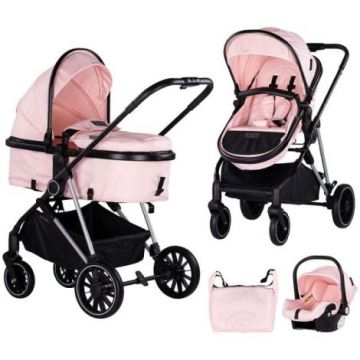 Carucior Chipolino Aura 3 in 1 pink marshmallow Carucior Chipolino Aura 3 in 1 pink marshmallow