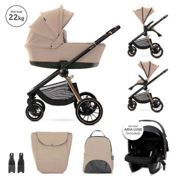 Carucior combinat 3 in 1 Lorelli Bianca Bej Carucior combinat 3 in 1 Lorelli Bianca Bej