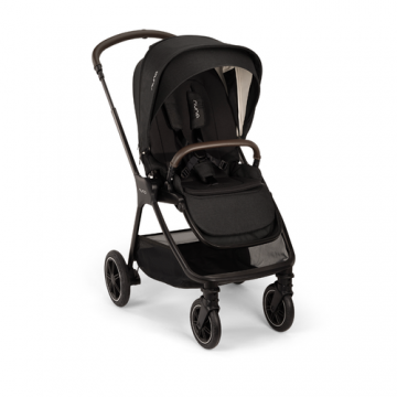 Carucior compact Nuna TRIV next Caviar, 0 - 22kg, Negru Carucior compact Nuna TRIV next Caviar, 0 - 22kg, Negru