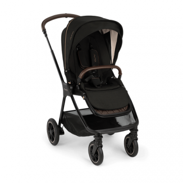 Carucior compact Nuna TRIV next colectia Riveted, 0 - 22kg, Negru/Maro Carucior compact Nuna TRIV next colectia Riveted, 0 - 22kg, Negru/Maro