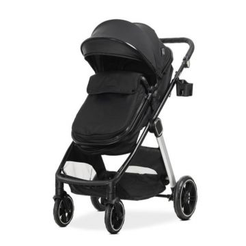 Carucior set 3 in 1, Lorelli Aspen, pana la 22 kg, Black