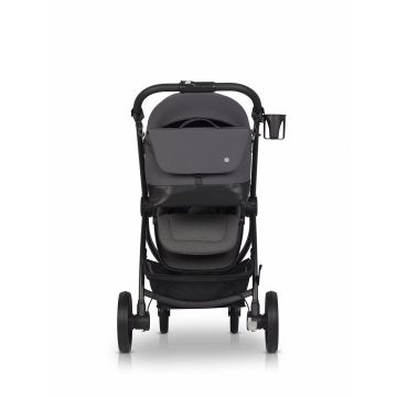 Geanta multifunctionala pentru mamici, Euro Cart, compatibila carucioarelor Corso si Crox, cu un compartiment si buzunare, impermeabila si complet rigida, dimensiune 44 x 27 x 14 cm, Iron Geanta multifunctionala pentru mamici, Euro Cart, compatibila carucioarelor Corso si Crox, cu un compartiment si buzunare, impermeabila si complet rigida, dimensiune 44 x 27 x 14 cm, Iron