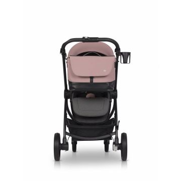 Geanta multifunctionala pentru mamici, Euro Cart, compatibila carucioarelor Corso si Crox, cu un compartiment si buzunare, impermeabila si complet rigida, dimensiune 44 x 27 x 14 cm, Rose Geanta multifunctionala pentru mamici, Euro Cart, compatibila carucioarelor Corso si Crox, cu un compartiment si buzunare, impermeabila si complet rigida, dimensiune 44 x 27 x 14 cm, Rose