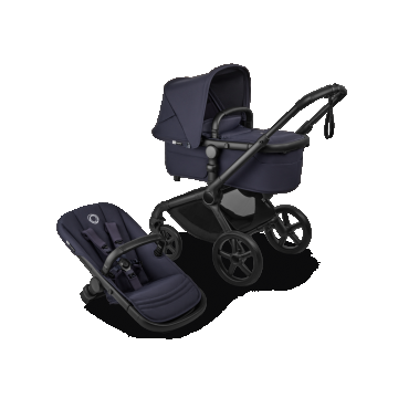 Carucior Bugaboo Fox 5 Renew Black Deep Indigo 2 in 1 Carucior Bugaboo Fox 5 Renew Black Deep Indigo 2 in 1