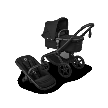 Carucior Bugaboo Fox 5 Renew Black Heritage Black 2 in 1 Carucior Bugaboo Fox 5 Renew Black Heritage Black 2 in 1