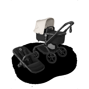 Carucior Bugaboo Fox 5 Renew Black Heritage Black Misty White 2 in 1 Carucior Bugaboo Fox 5 Renew Black Heritage Black Misty White 2 in 1