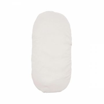 Cearsaf din velur cu elastic pentru carucior 90x50 cm Twins Alb Cearsaf din velur cu elastic pentru carucior 90x50 cm Twins Alb