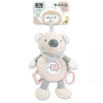 Jucarie de plus cu inel pentru agatat Ursulet Beige 24 cm 0 luni+ Jucarie de plus cu inel pentru agatat Ursulet Beige 24 cm 0 luni+
