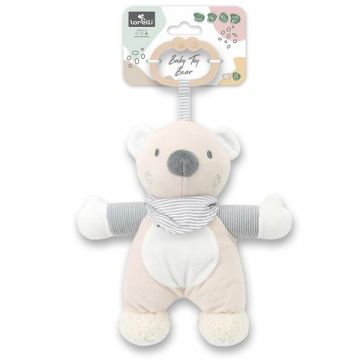 Jucarie de plus Ursulet Beige 22 cm zornaitoare 0 luni+ Jucarie de plus Ursulet Beige 22 cm zornaitoare 0 luni+