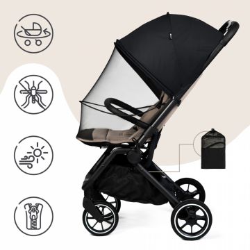 Plasa de insecte 2 in 1 cu parasolar inclus Sipo Plasa de insecte 2 in 1 cu parasolar inclus Sipo