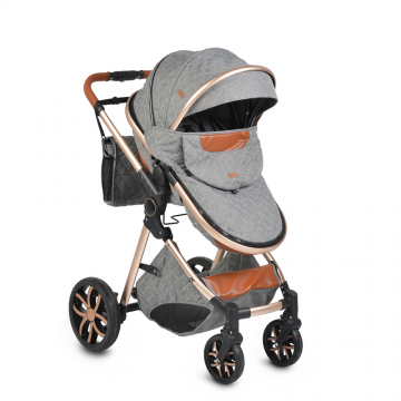 Carucior combinat Moni Alma 2020 Dark Grey